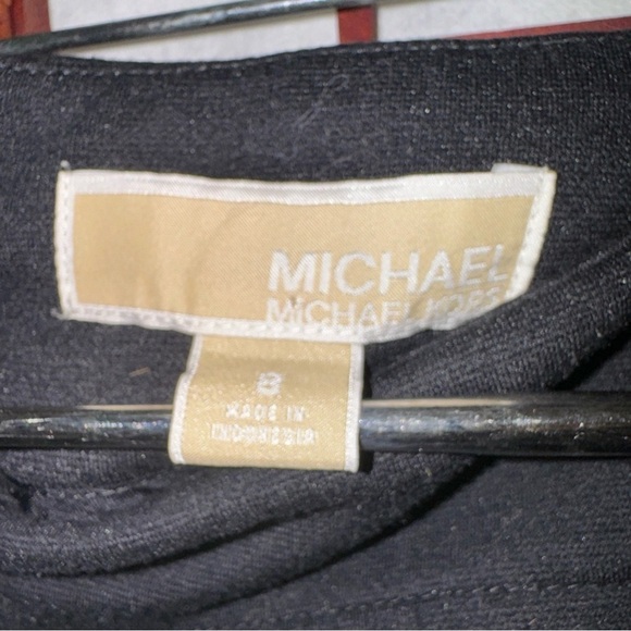 MICHAEL Michael Kors Goth Womens Back Zip Above Knee Pencil Skirt Black Size 8 - Picture 2 of 11